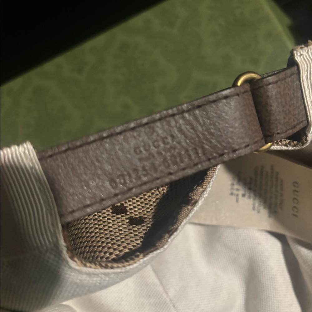 Gucci Tan and Brown Monogram Hat - Picture 7 of 10